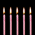 Birthday candles-icoon