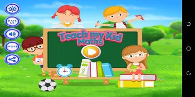 Teach My Kid - Maths Affiche