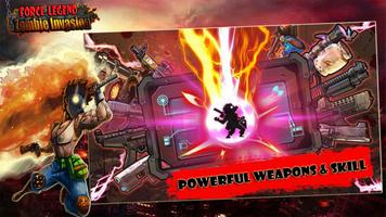 Force Legend: Zombie Invasion ภาพหน้าจอ 1