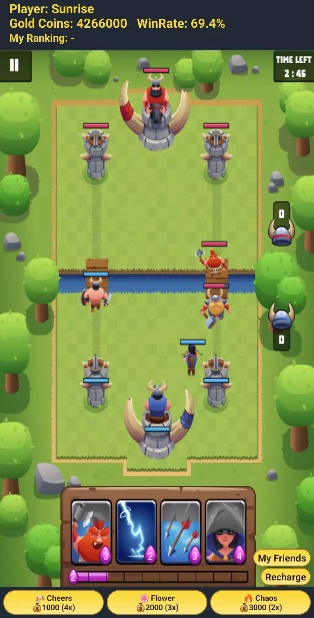 维京战争卡牌对战 PvP AI