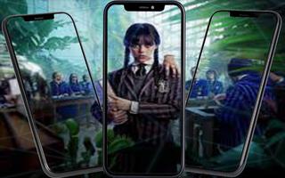 Wednesday Addams HD Wallpaper syot layar 1