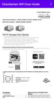 Chamberlain WiFi Door Guide Poster