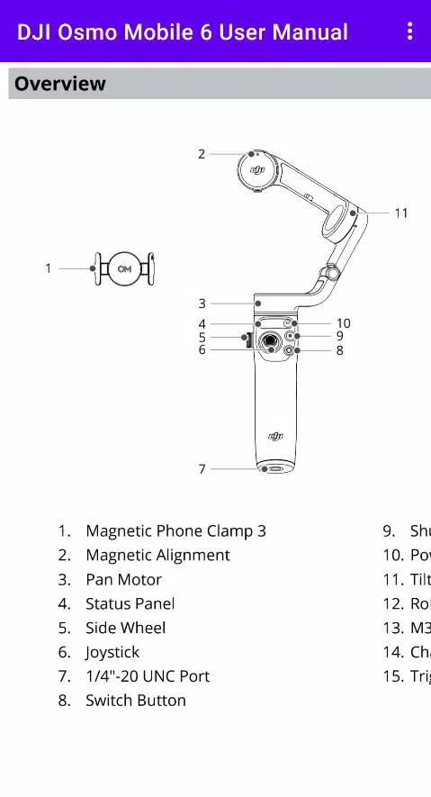 DJI Osmo Mobile 6 User Manual APK for Android Download