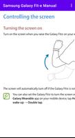 Samsung Galaxy Fit-e Manual ภาพหน้าจอ 1