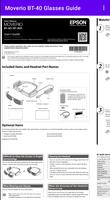 Moverio BT-40 Glasses Guide-poster