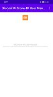 Xiaomi Mi Drone 4K User Manual Affiche