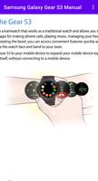 Samsung Galaxy Gear S3 Manual capture d'écran 1