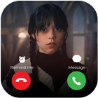 Wednesday Addams Game Fakecall icon