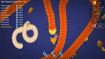 Snakes Battle.io تصوير الشاشة 1