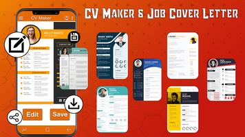 CV Maker and Job cover letter poster