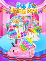 Pop It Birthday Party Plakat