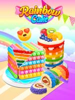 Pop It Rainbow Cake DIY Game 海報