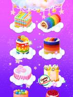 Pop It Rainbow Cake DIY Game capture d'écran 1