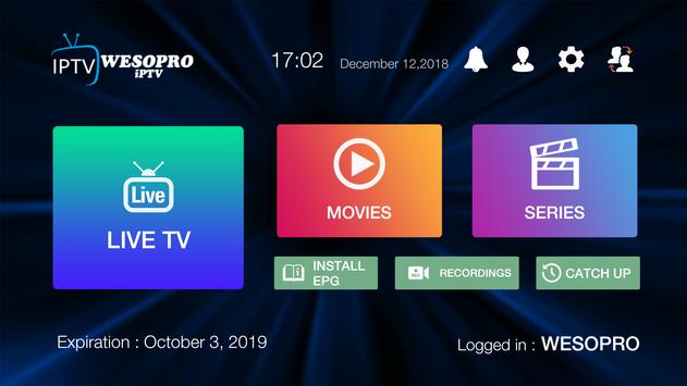 WESOPRO IPTV PRO 截图 5