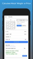 Metal Weight Calculator - Meta screenshot 2