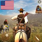 West Cowboy Horse Riding Game Zeichen
