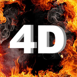 4D & Wallpaper أيقونة