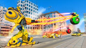 Snake Robot: Taxi Robot Games ภาพหน้าจอ 1