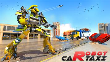 Snake Robot: Taxi Robot Games capture d'écran 3