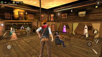 West Cowboy Game : Horse Game скриншот 1
