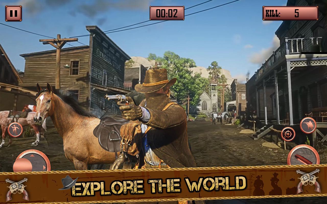 Western Cowboy Shooting :Wild West Game 2020 For Android - APK.