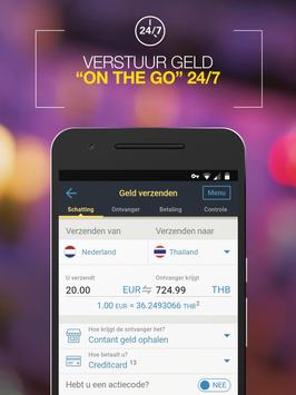 Western Union NL - Geld overmaken online 截图 1