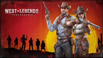 Poster West Legends: Guns & Horses
