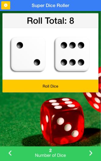 Widget dice Roller APK. Roll the dice make an Egg.
