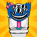 Merge Toilet Monster Makeover-APK