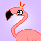 آیکون‌ Flamingo Game: Tap Tap Run