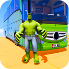 Superhero Big Bus Simulator: Stunts Drive أيقونة