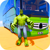 تحميل   Superhero Big Bus Stunts Drive 