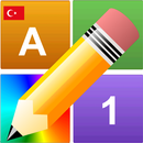 Türkçe Harfler Sayılar Renkler APK
