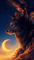 Wolf Wallpaper постер