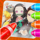 Demon slayer coloring book APK