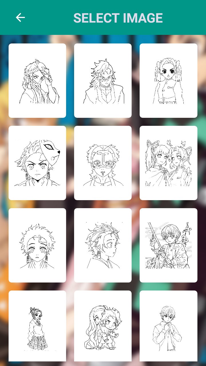 Demon slayer coloring book APK for Android Download