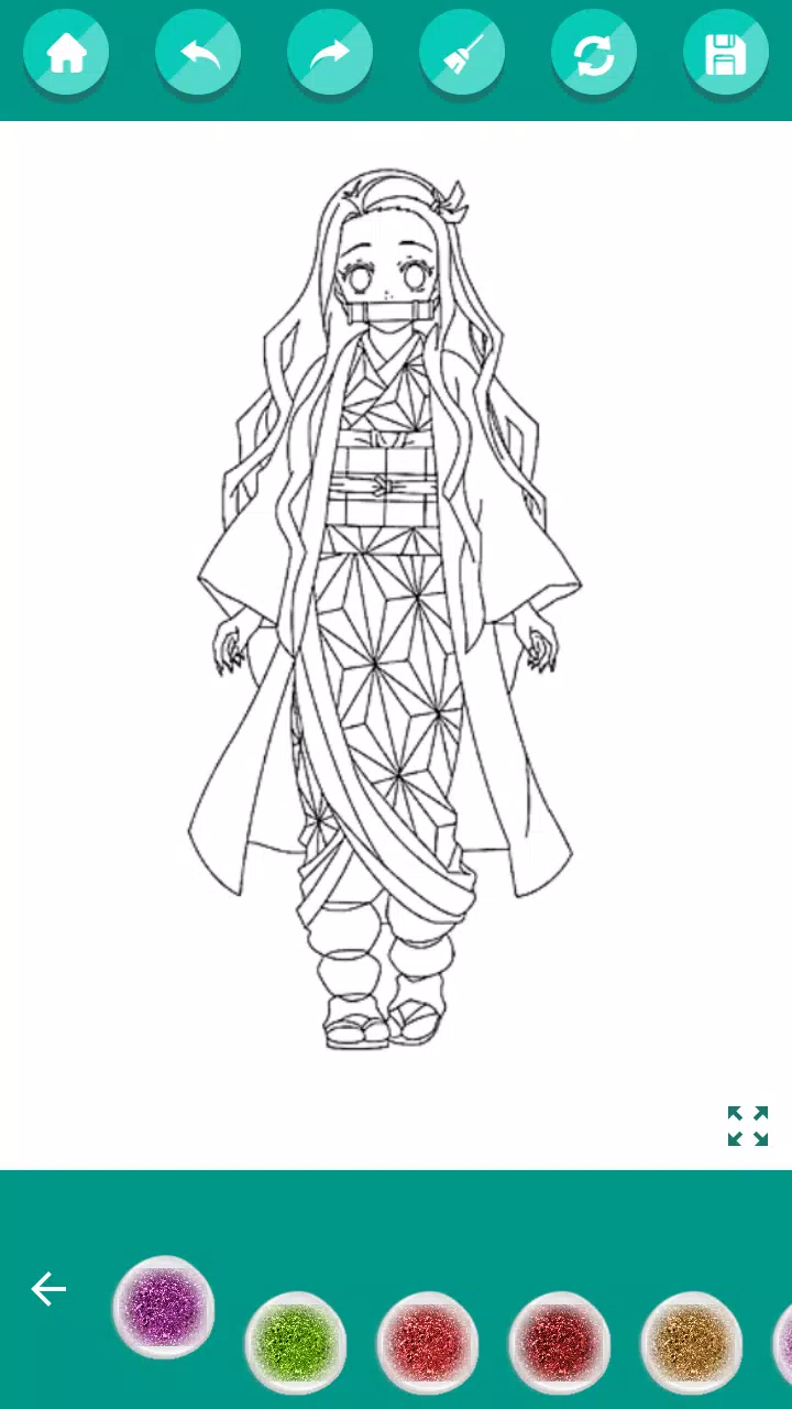 Demon slayer coloring book APK for Android Download