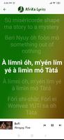 Afrika Lyrics Plakat