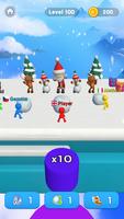 Snowball Race 3D: Ice Bridge imagem de tela 3