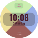 Color Segments Watch Face APK