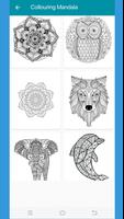 Animals Colouring Mandala تصوير الشاشة 2