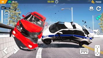 Mega Car Crash Rampa Acrobacia captura de pantalla 2