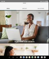 Work At Home Online Income Affiche
