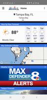 Max Defender 8 Weather App Affiche