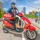 Pizza Delivery Girl Simulator आइकन