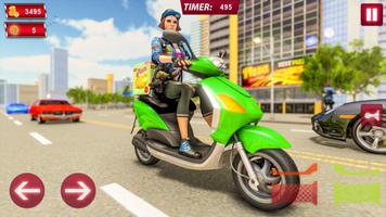Pizza Delivery Girl Simulator الملصق