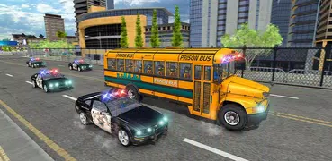 Stickman City Driving Prisoner Bus Transport game
