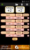 Fifth Edition Character Sheet تصوير الشاشة 2