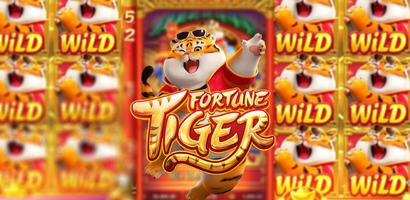 Poster Fortune Tigre Golden Slots
