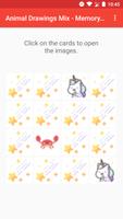 Animal Drawings Mix - Juego de Memoria captura de pantalla 1